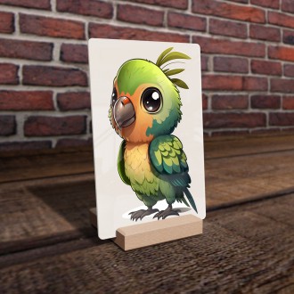 Acrylic glass Little parrot
