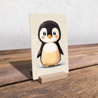 Acrylic glass Little penguin