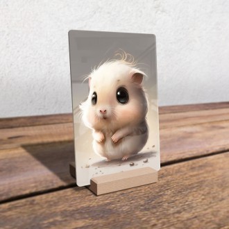 Acrylic glass Little hamster