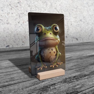 Acrylic glass Animated frog