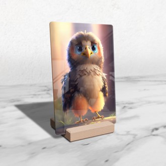 Acrylic glass Cute eagle