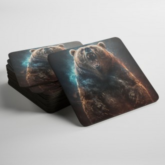 Coasters The spirit of a grizzly bear