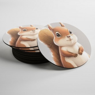 Coasters Little squirrel