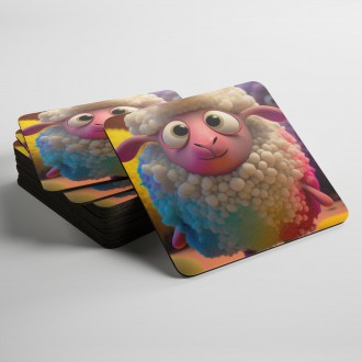 Coasters Cute sheep