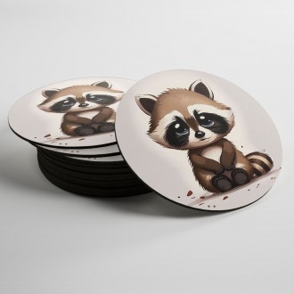 Coasters Little raccoon