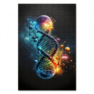 Wooden Puzzle DNA of the Universe