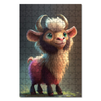 Wooden Puzzle Cute goat