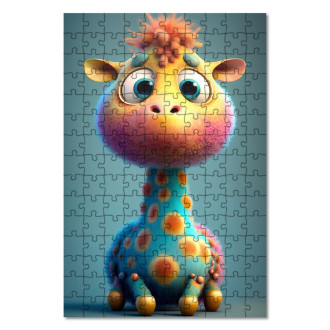 Wooden Puzzle Cute giraffe