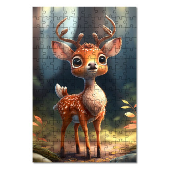 Wooden Puzzle Cute fawn