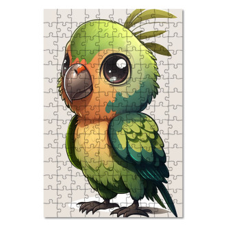 Wooden Puzzle Little parrot