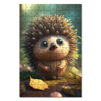 Wooden Puzzle Cute hedgehog