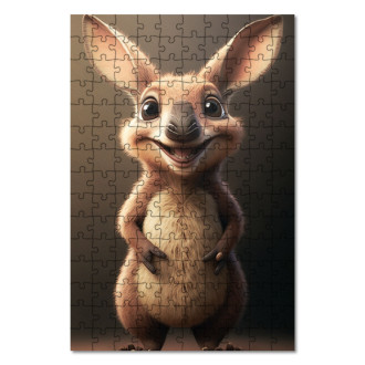 Wooden Puzzle Cute kangaroo