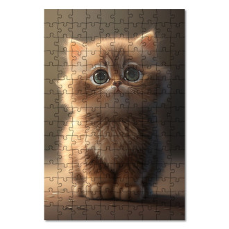 Wooden Puzzle Cute kitty