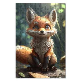 Wooden Puzzle Cute fox