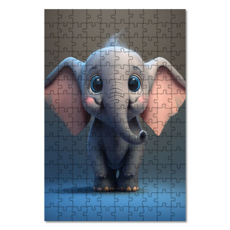 Wooden Puzzle Cute elephant