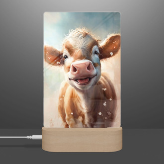 Lamp Watercolor cow