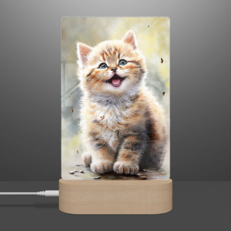 Lamp Watercolor cat