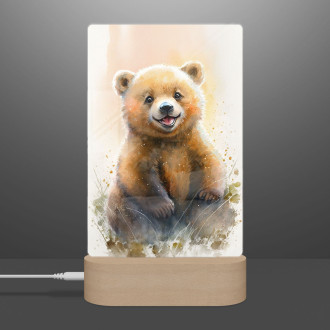 Lamp Watercolor bear