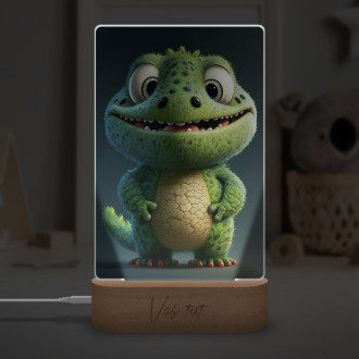 Lamp Animated crocodile