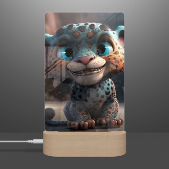 Lamp Cute animated leopard 1