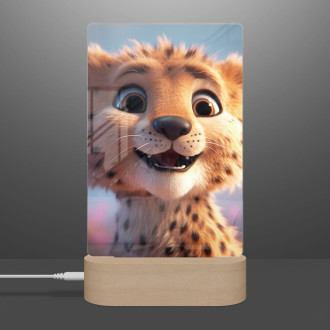 Lamp Cute animated cheetah