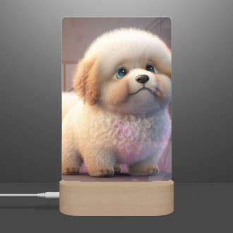 Lamp Cute animated dog 2