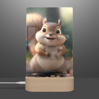Lamp Cute animated squirrel 2