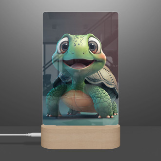 Lamp Cute animated turtle