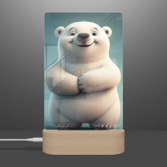 Lamp Cute animated polar bear