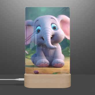 Lamp Cute animated elephant