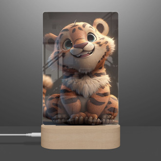 Lamp Cute animated tiger 2