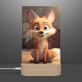 Lamp Cute animated fox