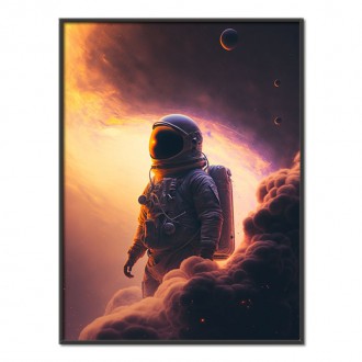 Astronaut in a nebula 2