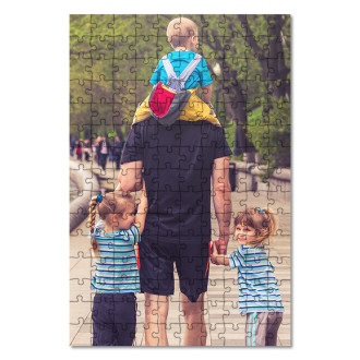 Wooden puzzle with your own photo