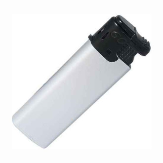 Refillable piezo lighter with turbo flame