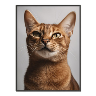 Abyssinian cat realistic