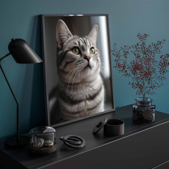 American Shorthair cat realistic