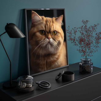Exotic Shorthair cat realistic