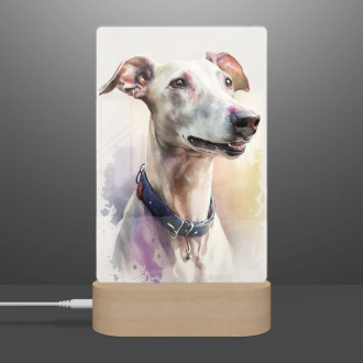 Whippet watercolor