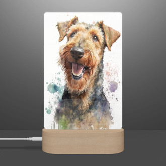 Airedale Terrier watercolor