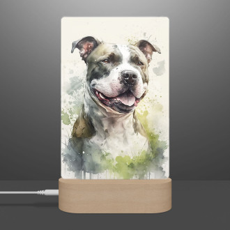 Staffordshire Bull Terrier watercolor