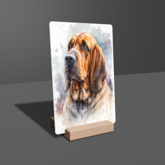 Bloodhound watercolor