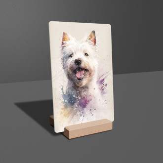 West Highland White Terrier watercolor