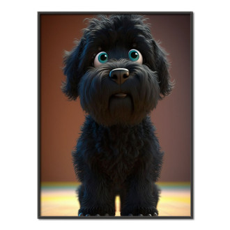 Black Russian Terrier cartoon