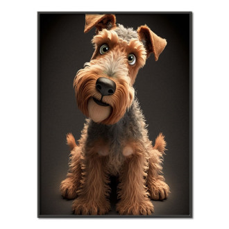 Airedale Terrier cartoon