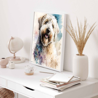 Soft Coated Wheaten Terrier watercolor