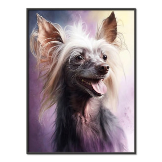 Chinese Crested watercolor