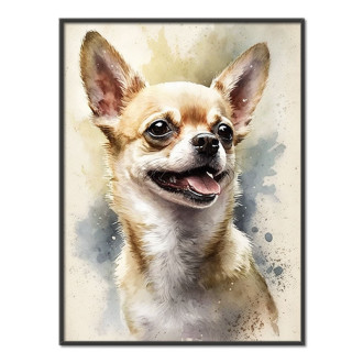 Chihuahua watercolor