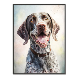 German Shorthaired Pointer watercolor