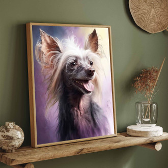 Chinese Crested watercolor